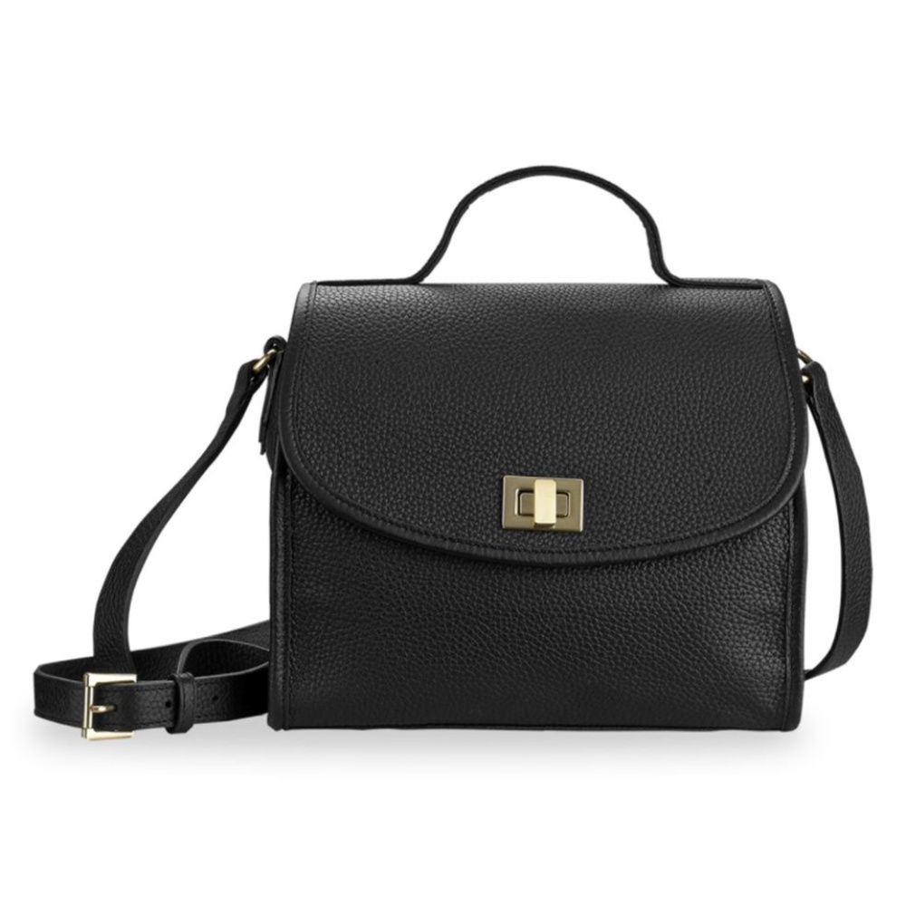 Gigi New York Amelie Pebbled Leather Crossbody Bag